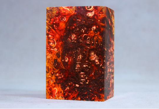 Stabilized Maple Burl Wood Mod Block